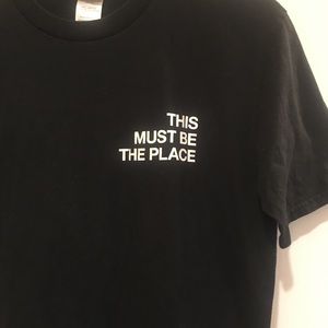 Simple black Talking Heads t shirt